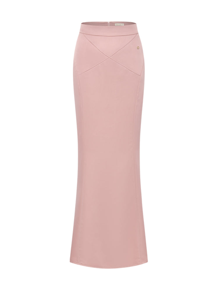 Fitted Mermaid Style Half Skirt & Top Set - CHINASQUAD