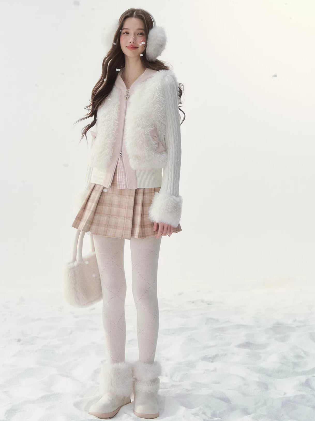 Vintage Patchwork Warm Knit Jacket