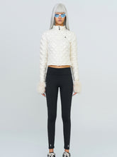 White Slim Fit Down Jacket - CHINASQUAD