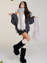 Heavyweight Shearling High-Collar Hoodie - CHINASQUAD