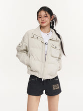 Black Herringbone Multi-Pocket Straight Shorts - CHINASQUAD