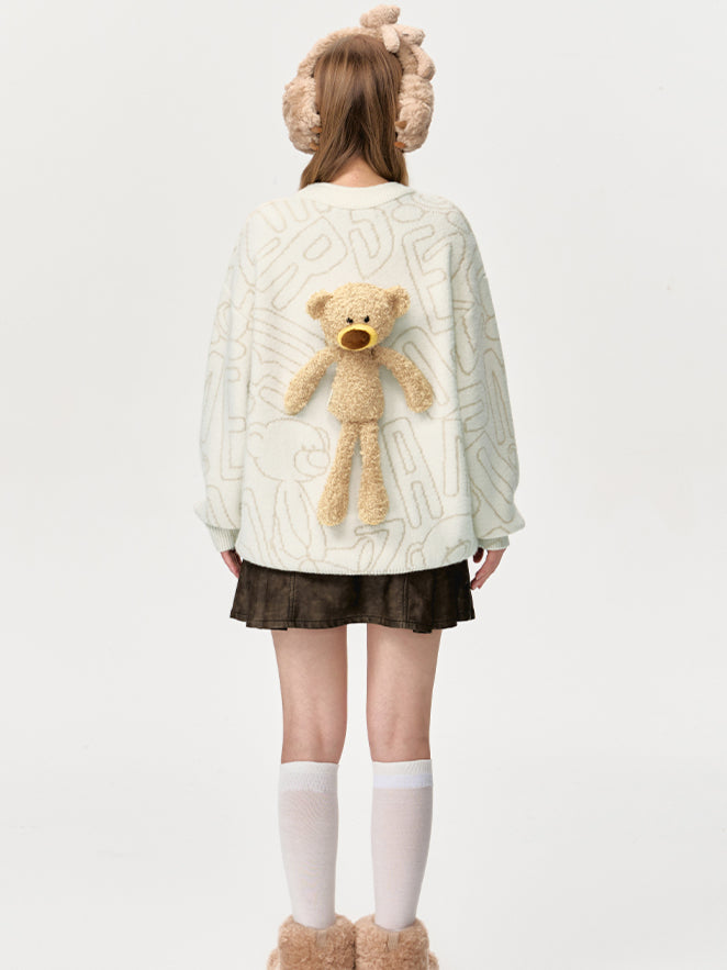 Bear Logo Sketch Jumper - CHINASQUAD