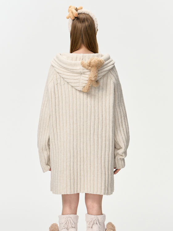 Apricot & Black Thick Stripe Sweater - CHINASQUAD