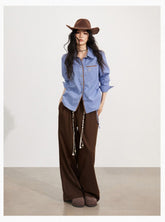 Contrast Plaid Tie Shirt - CHINASQUAD