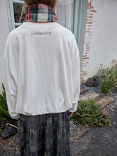 Vintage Letter Print Oversized Sweatshirt - CHINASQUAD