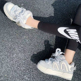Sky Grey Chunky Casual Sneakers - CHINASQUAD