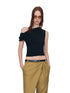 Asymmetric Drawstring Ruched One-Shoulder Blouse - CHINASQUAD