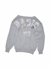 Off Shoulder Letter Print Sweatshirt - CHINASQUAD
