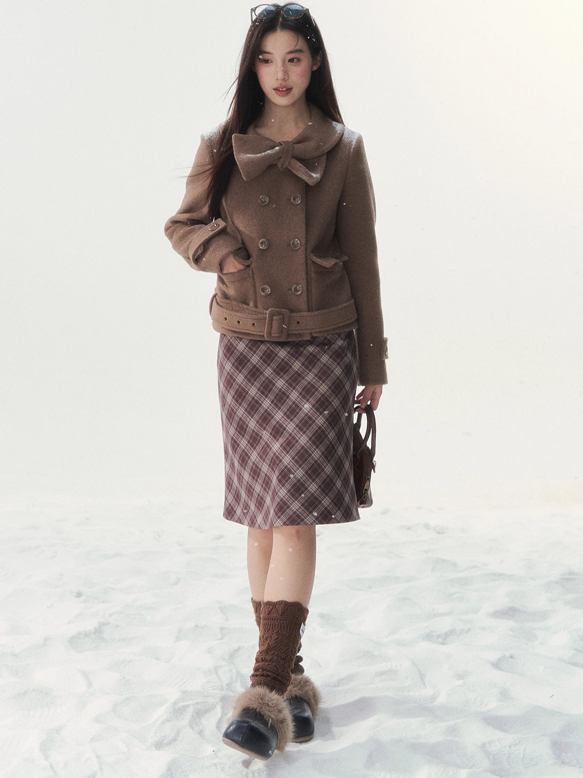 Sunset Park Retro Midi Skirt