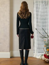 A-Line Heavy Pleated Bow Skirt - CHINASQUAD