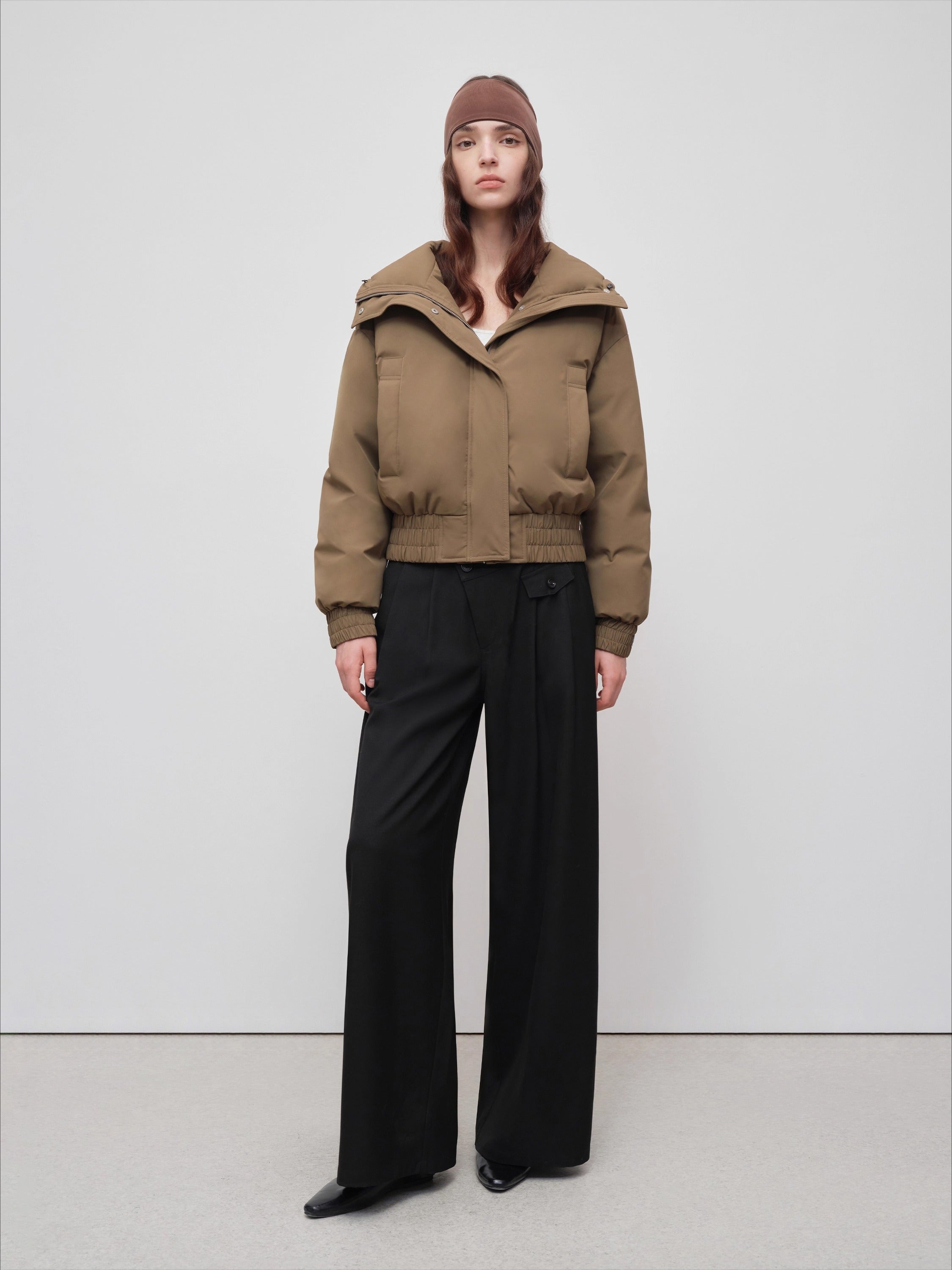 Faux Raccoon Fur Trim 90% White Duck Down Parka - CHINASQUAD