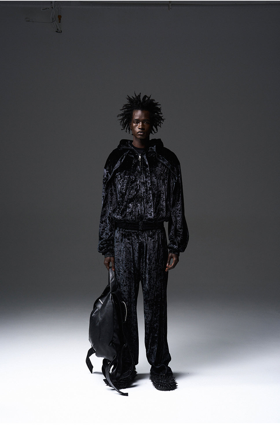 Velvet Straight-Leg Pants - CHINASQUAD