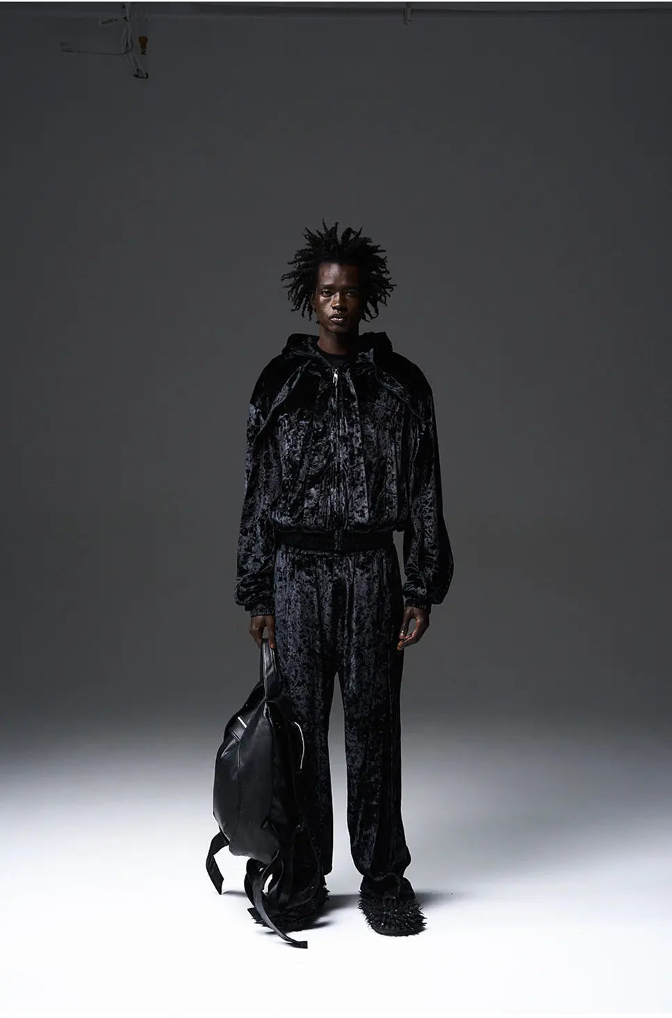 Velvet Straight-Leg Pants - CHINASQUAD