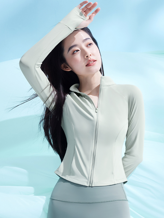 Ice Waves Sunscreen Slim Fit Jacket - CHINASQUAD