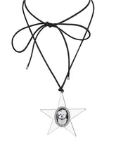 Whimsical Dog Star Pendant Leather Necklace - CHINASQUAD