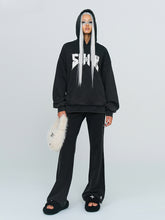 Gray & Black Classic Flare Sweatpants - CHINASQUAD