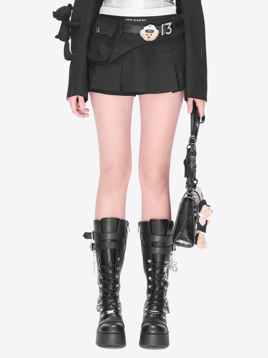 Retro Baguette Crossbody Bag