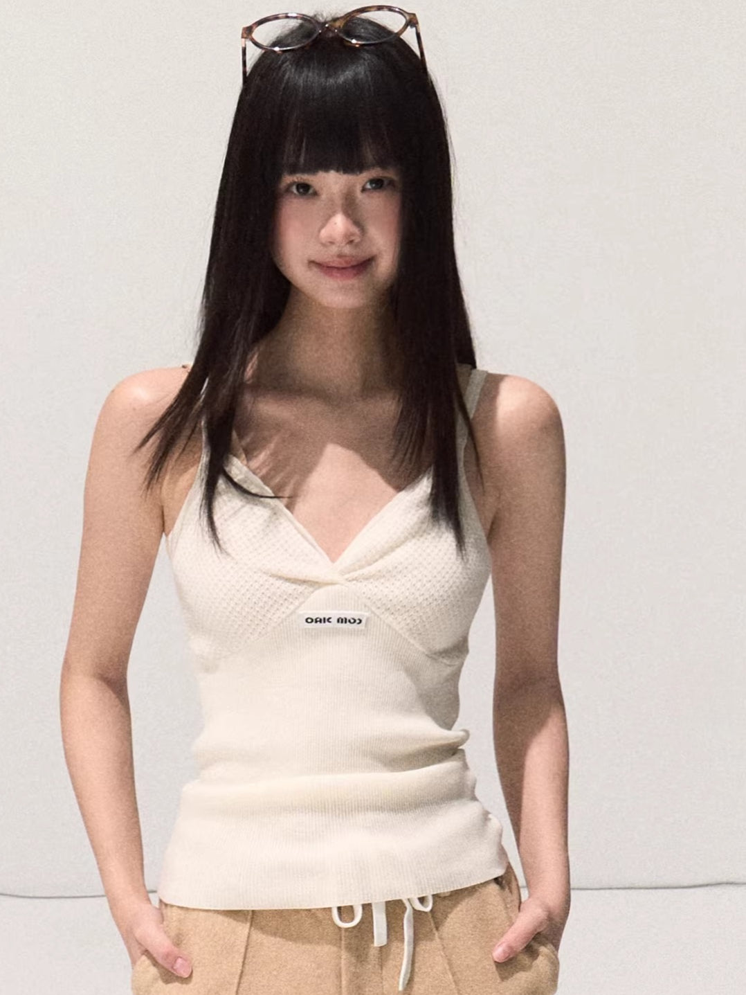 Knit Camisole & Long-Sleeve Base Layer