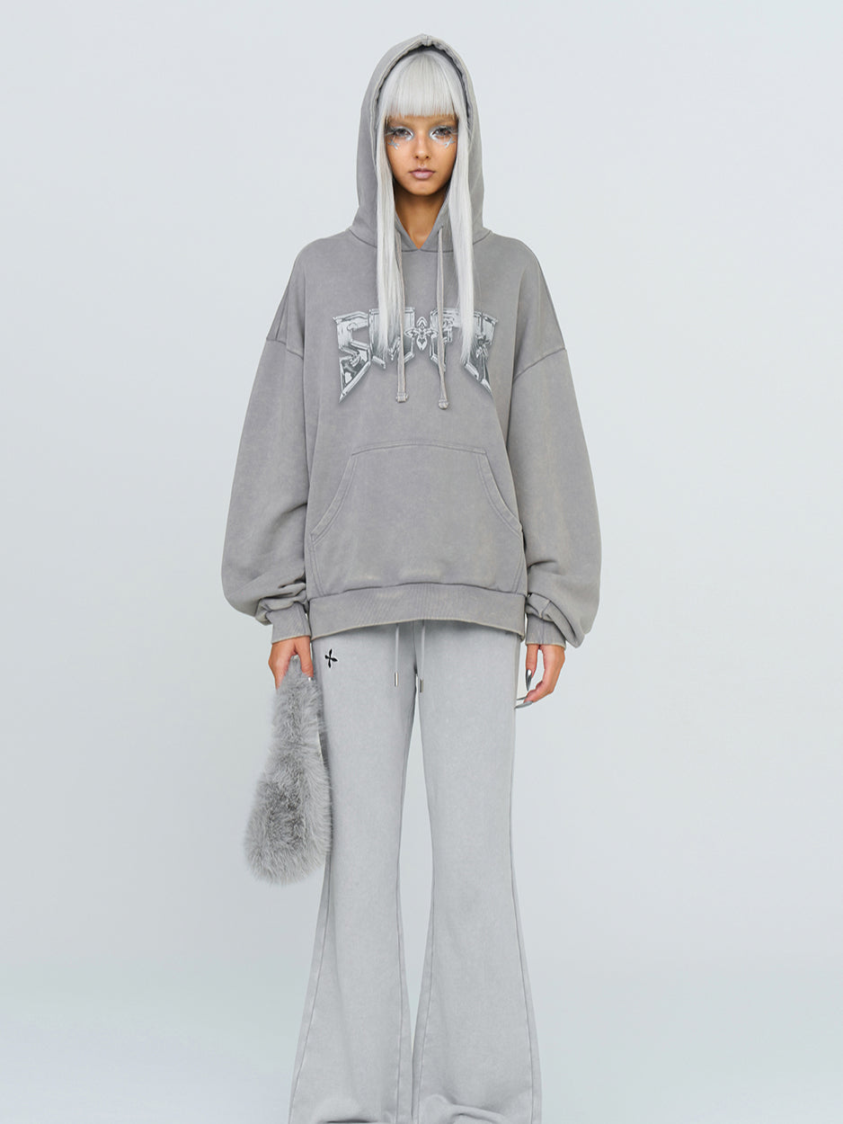 Metal Rock Oversized Hoodie - CHINASQUAD
