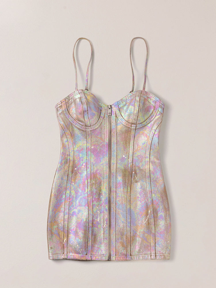 Rage Wild Origin Denim Dress Wild Cowboy Brown - CHINASQUAD