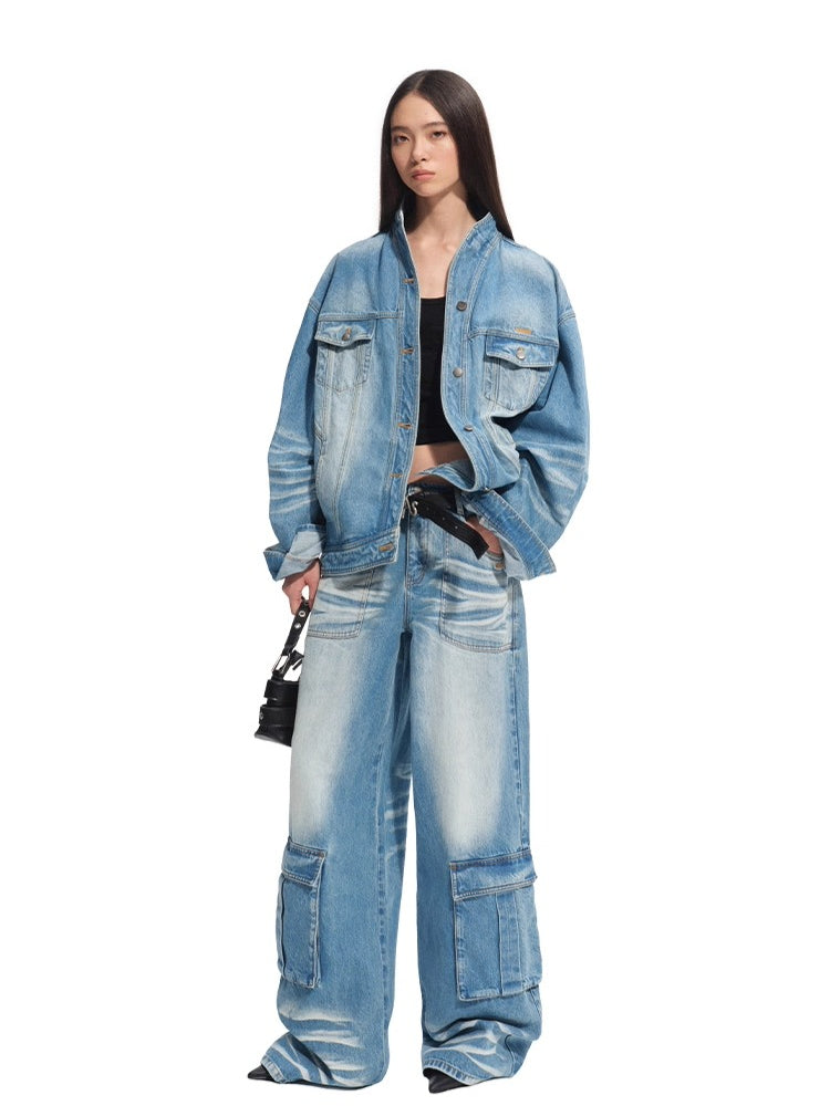 "Caracal Series" Washed Twill Cat Whisker Loose Jacket - CHINASQUAD