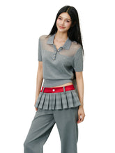 Hollow Polo Collar Short Sleeve T-shirt - CHINASQUAD