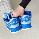 Dreamy Blue Chunky Casual Sneakers - CHINASQUAD