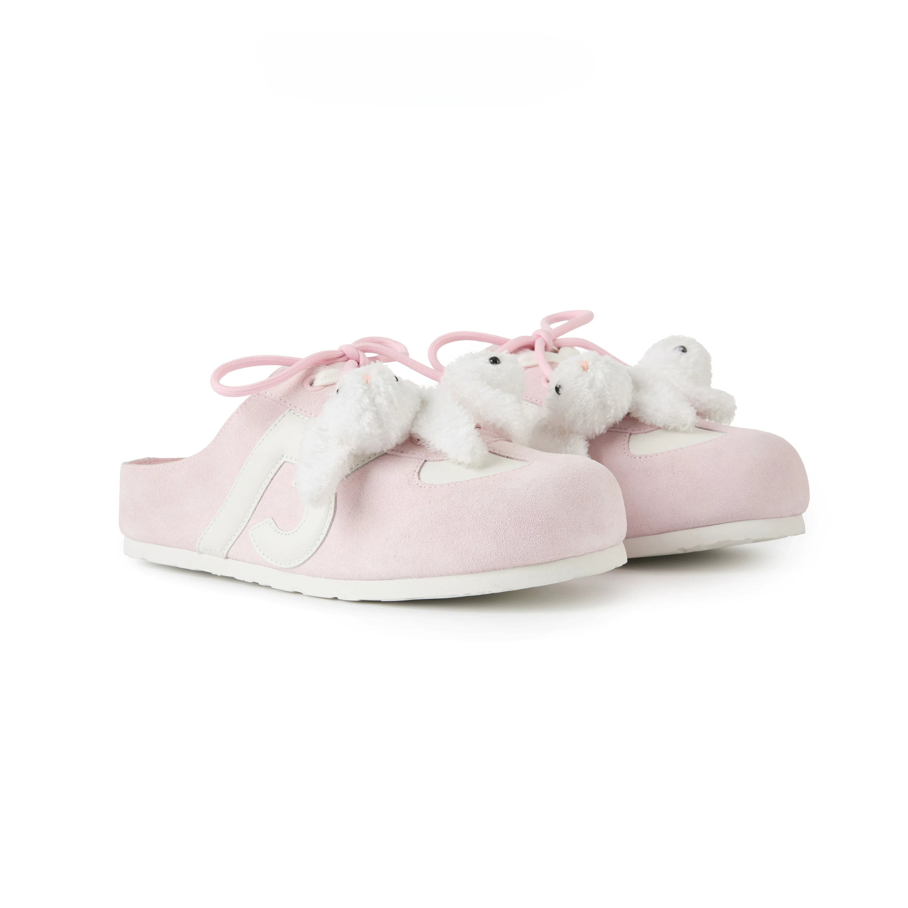 13DE MARZO Plush Bear Elevated Mule Sneakers