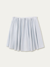 White & Blue Collared Knit Top & Skirt Set - CHINASQUAD