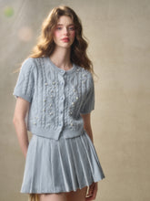 Pearl Mohair Knit Cardigan - CHINASQUAD