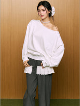 Lace Spliced Wide-Leg Pants - CHINASQUAD