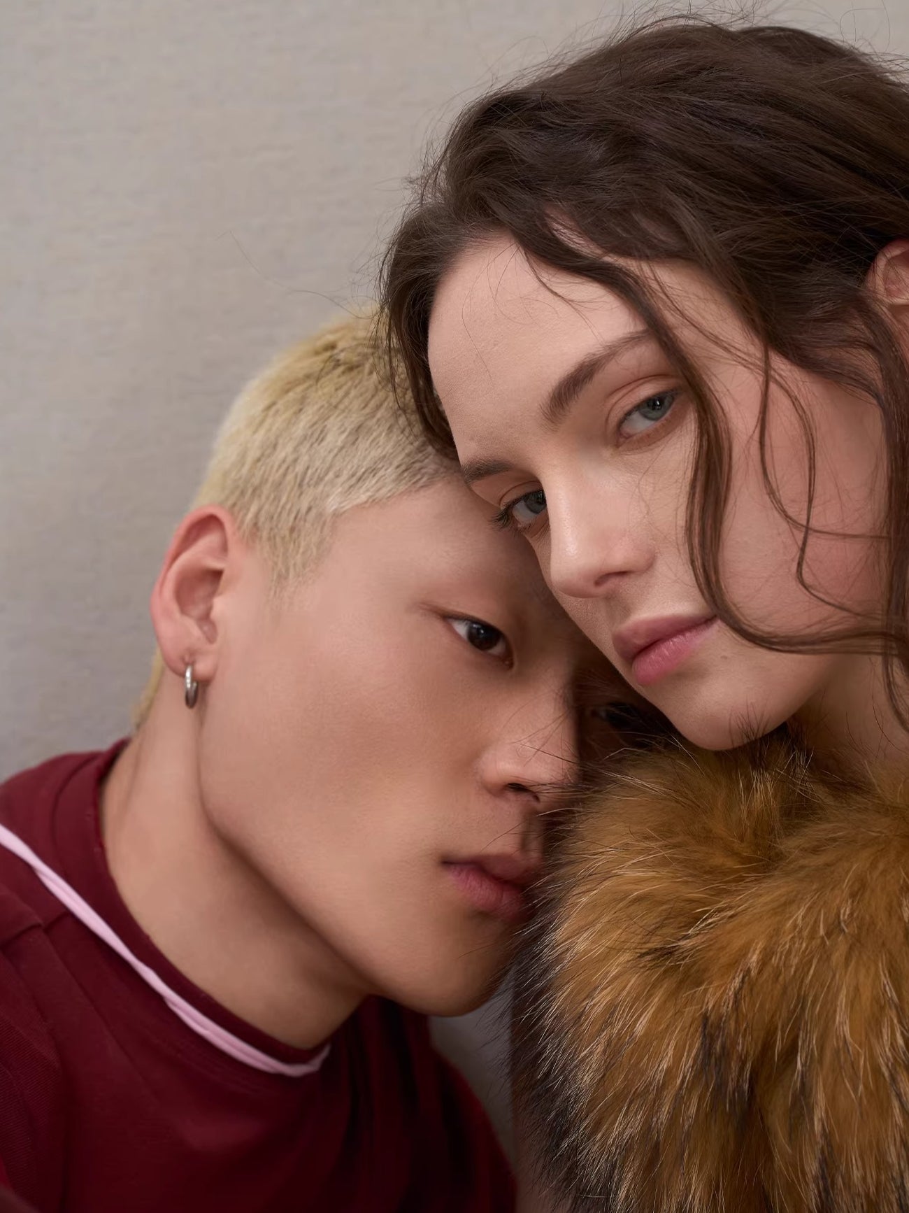 Raccoon Fur Metal-Logo Earmuffs