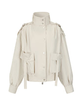 Plaid Patchwork Oversized Large Pockets Jacket - CHINASQUAD