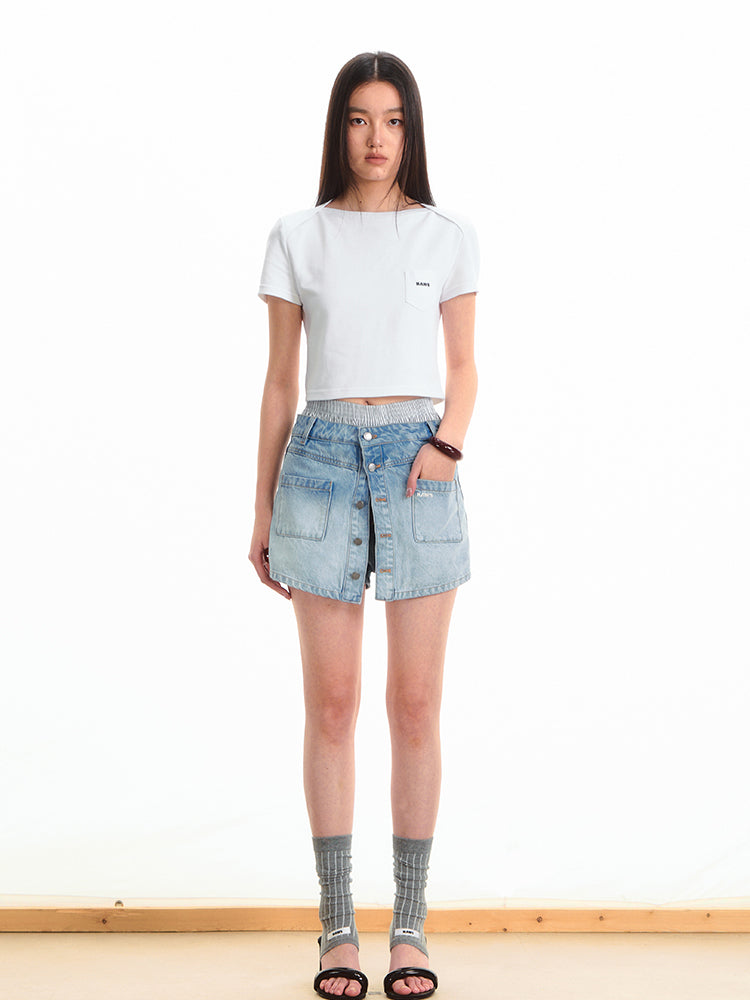 Regular Shoulder Short Sleeve T-shirt - CHINASQUAD