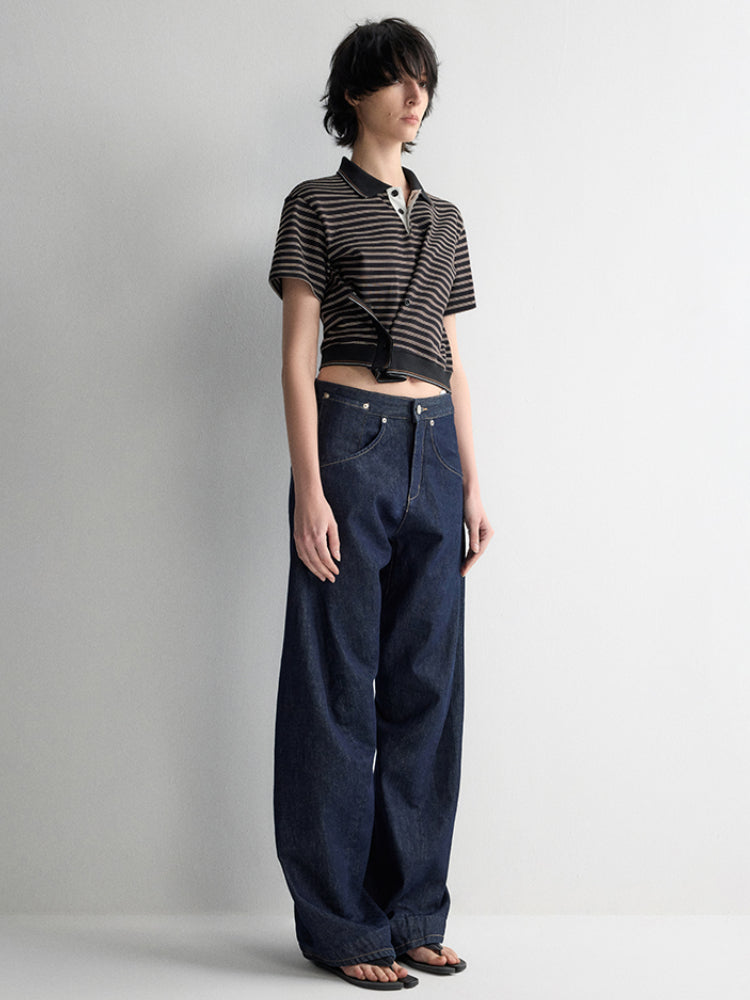 Striped Short-Sleeve T-shirt - CHINASQUAD