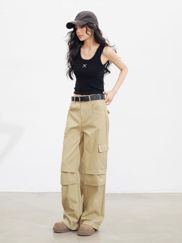 Logo Embroidered Tank Top - CHINASQUAD