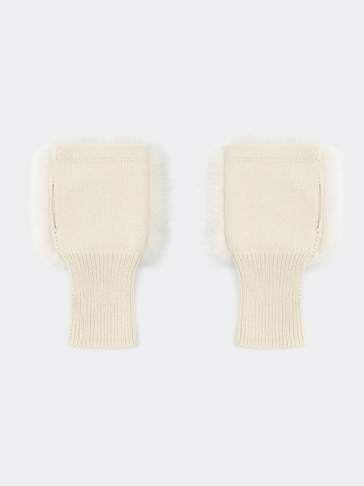 SMFK Compass Snowman Furry Gloves - CHINASQUAD