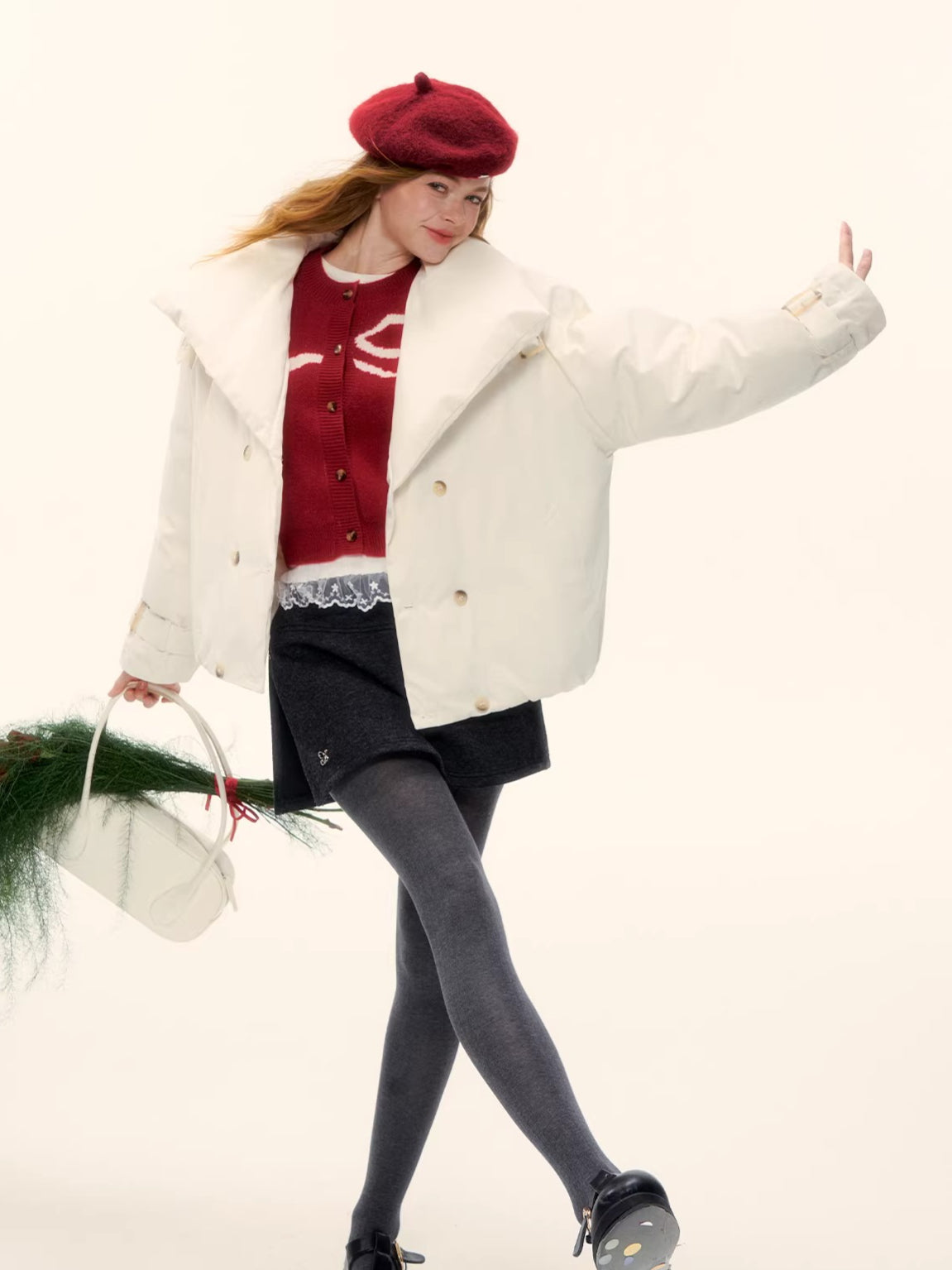 Duck Down Oversized Short Down Jacket