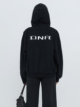 Black & Gray Future Embroidered Hoodie - CHINASQUAD