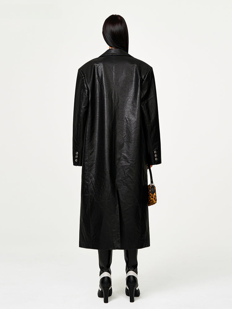 Black Designer Cyber Coat - CHINASQUAD