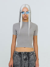 Hug High Neck Seamless T-Shirts - CHINASQUAD