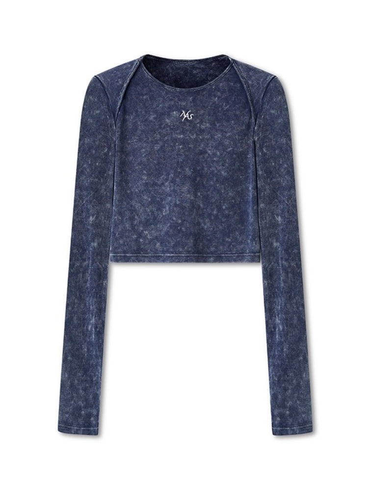 "Feria Series" Volcano Washed Cropped T-shirt - CHINASQUAD