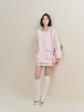 Pink Plaid Reversible Trench Coat - CHINASQUAD
