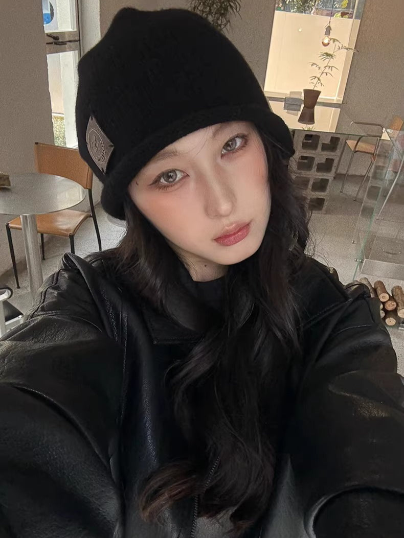 Layered Soft Leather Relaxed-Fit Jacket