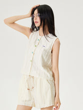 Skin-friendly Lace Hollow-out  Tank Top & Shorts Set - CHINASQUAD