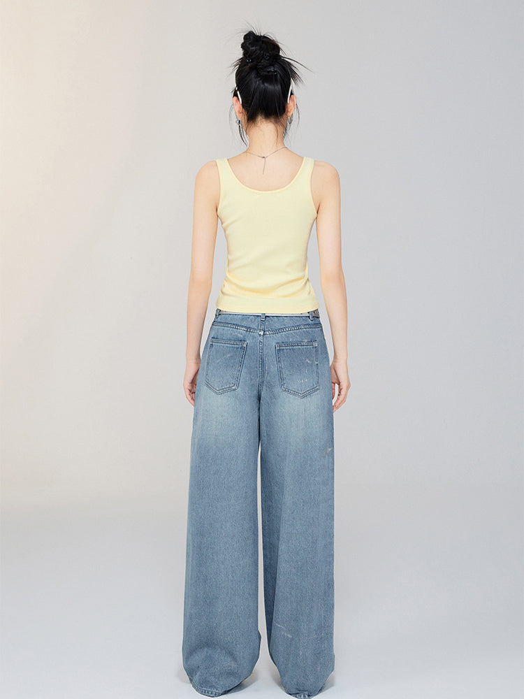 Irregular Off - the - Shoulder Vest