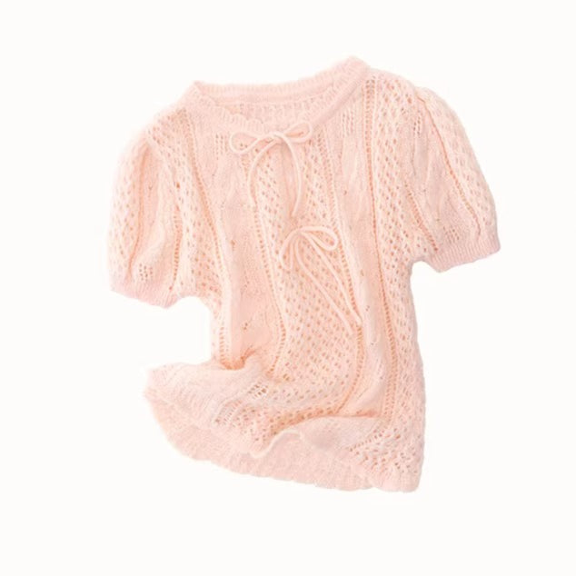 Soft Kitten Mohair Wool Knit Top