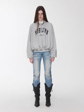 Vintage Letter Print Oversized Sweatshirt - CHINASQUAD