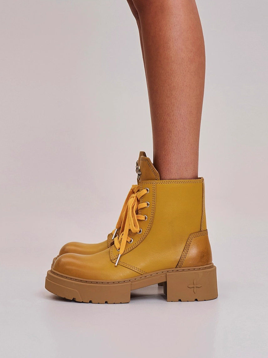 Nomad Leather Biker Boots