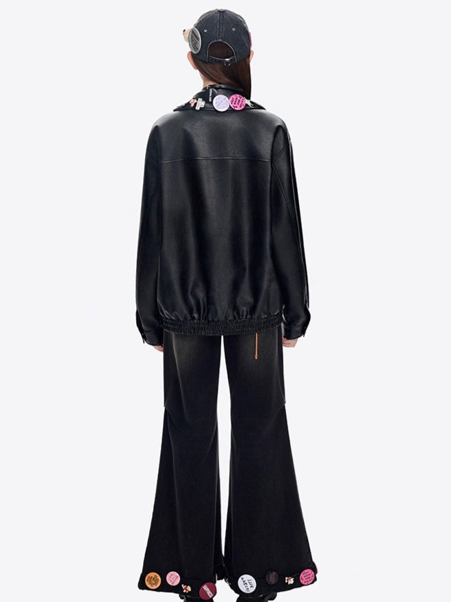 Vintage Badge Denim Baseball Cap